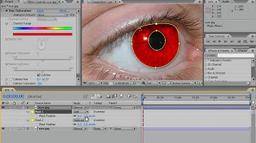 After Effects Tutorial:Eye Color Change