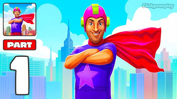 Hit The Roof Gameplay Walkthrough Part 1 - Tutorial Jump And Flip Sky Dive (Android,iOS)