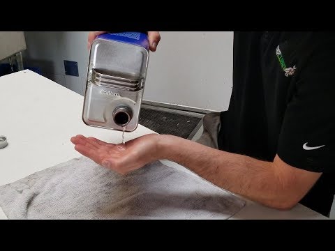 Best way to clean/remove acetone from hands!