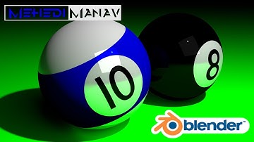 CREATING POOL BALLS USING BLENDER | TIMELAPSE | VERSION 2.79b