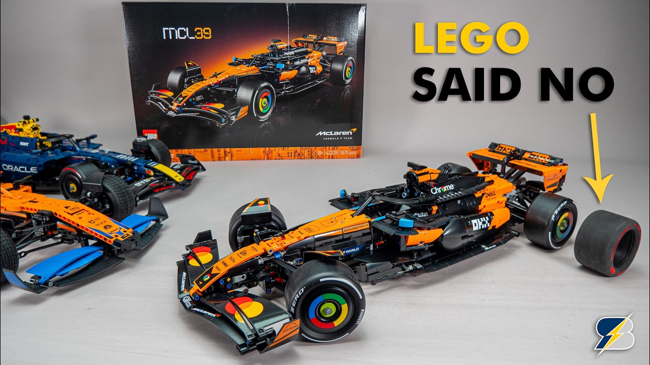 LEGO Technic 42228 McLaren F1 MCL39 Detailed Review & Comparison (Steering Fixed, Tires Not)