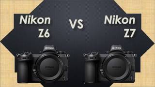 Nikon Z6 Vs Nikon Z7 Nikon Mirrorless Camera Systems