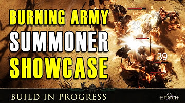 Last Epoch Necromancer - Burning Army Build Showcase | Last Epoch Builds 2022