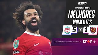Thumbnail for LIVERPOOL DESTRÓI WEST HAM E VAI À SEMIFINAL DA COPA DA LIGA INGLESA | MELHORES MOMENTOS