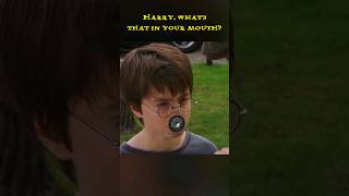 Harry, what&#39;s that in your mouth? 😮#harrypotter #funny #parody