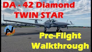DA-42 Diamond Twin Star Preflight Walk-through