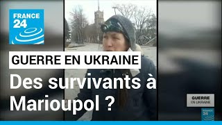 Guerre en Ukraine : quelques survivants après le bombardement du théâtre de Marioupol