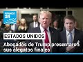 Alegatos finales de los abogados de Trump en el caso Stormy Daniels • FRANCE 24 Español