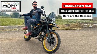 2024 Himalayan 450  Indian Motorcycle of the Year? Detailed Review Why?