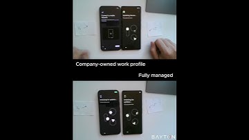 Android 15 vs 16 provisioning speed & interaction