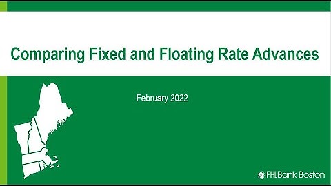 Case Study:  Comparing Fixed and Floating Rate Advances