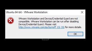 Fix VMware Workstation Error: Disable Hyper-V & Credential Guard