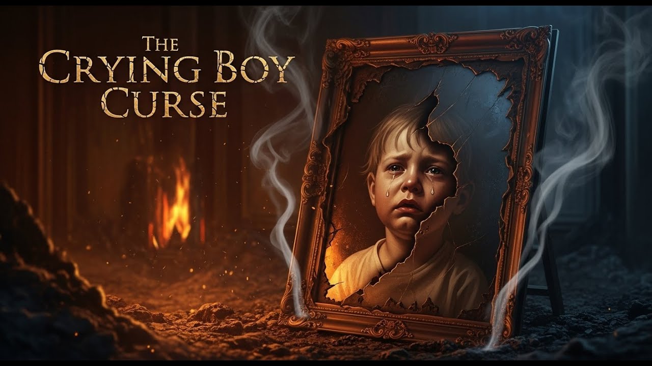 Crying Boy Curse Painting — Haunted Art That Burned England | Sensei Mystery