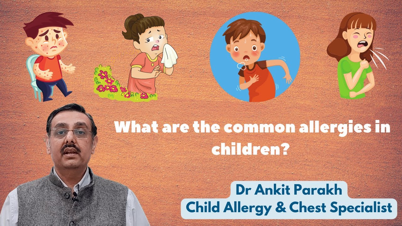 What are the common allergies in children?