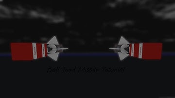 { PLANE CRAZY ROBLOX } Simple Ball Joint Missile Tutorial (Codummy) *improved*