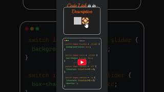 Minecraft Slider Animation #webdevelopment #html #css #shorts