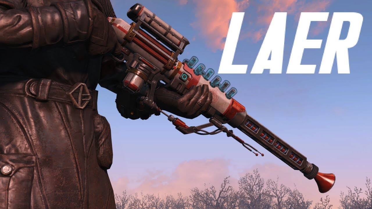 Aer15 modern laser assault rifle fallout 4 фото 27