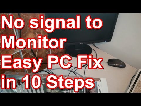 No video signal, Easy PC fix in 10 steps Ep.268