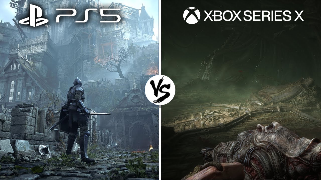 Gameplay COMPARAÇÃO PS5 vs XBOX SERIES X 4K 60 FPS | Demon Souls Vs Scorn -  YouTube