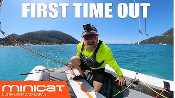 Beginner Sailing Lesson: Small Catamaran/ Inflatable