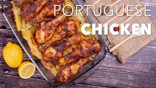 Portuguese Chicken with Potatoes | Baked Chicken Drumsticks