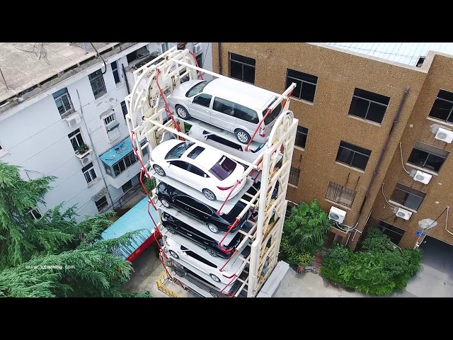 Vertical rotary car parking system class=
