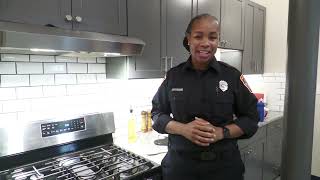 West Hartford Deputy Fire Marshal Marsha Adell presents Fire Safety in the Kitchen