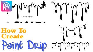 How I Make Paint Drip in Picsart | Picsart Splatter | Picsart Tutorial | Picsart Editing