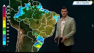 Tempo: Brasil 15 Dias | Alto volume de chuvas nos próximos dias no Sul e Nordeste | Canal Rural