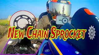 r15v3 chain sprockets change 🔥 Rolon Chain Sprockets ⛓️|#r15v3 #vlog #vairalvideo #bangla #rider💥
