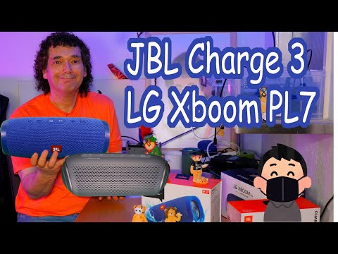 JBL Charge 3 vs LG Xboom GO PL7 - old vs new Bluetooth speaker test!