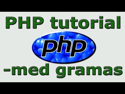 PHP tutorial svenska - 3 - Variabler