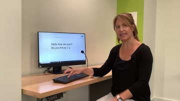 Demonstration of Computer Accessibility: Sticky, Filter, & Mouse Keys, and Google Voice Typing