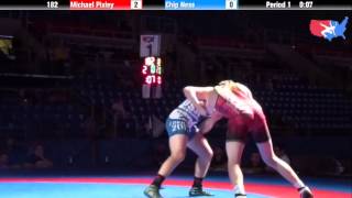 Fargo 2012 182 1St Place Match Michael Pixley Missouri Vs. Chip Ness Georgia