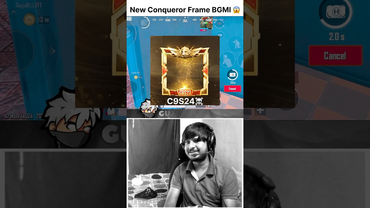 New Conqueror Frame In Bgmi 😱☠️🔥 