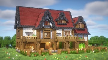 마인크래프트 건축: 대형 야생기지(#47)