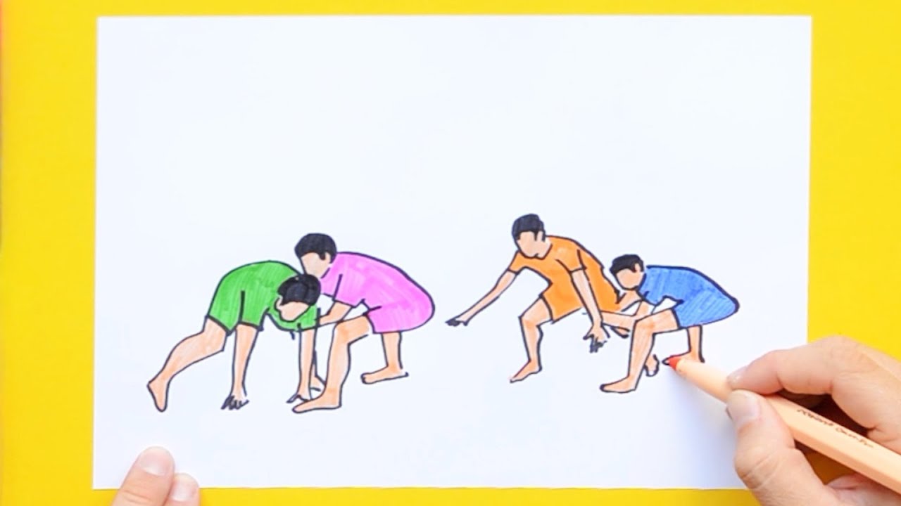 Tennis Player Outline Drawing ll Badminton player drawing ll playing  badminton drawing ll - YouTube