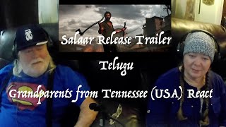 Salaar Release Trailer - Telugu - LOOKS GREAT!!! - Grandparents from Tennessee (USA) reaction