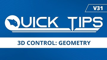 3D Control: Geometry - BobCAD-CAM Quick Tips: V31