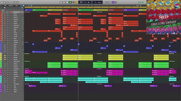Logic X Pro Template Sweep (Dance Pop) #logicproxtemplate #logicprox #logicpro