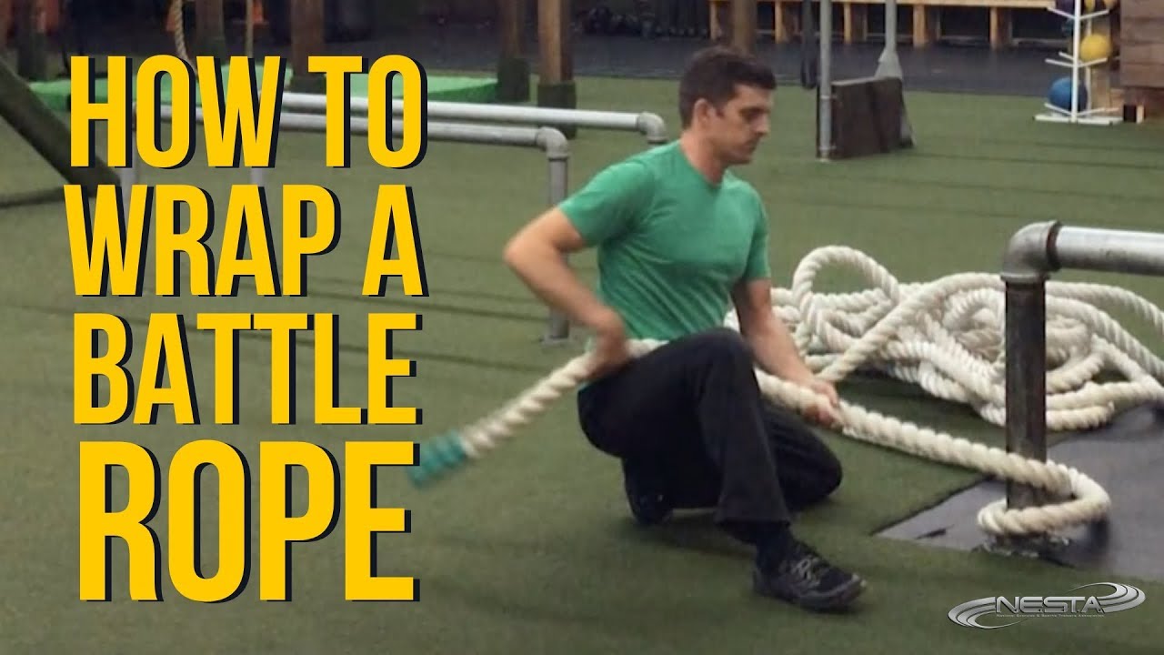 How To Wrap A Battle Rope Battling Ropes Fitness Routines Youtube 