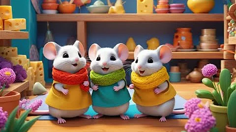 Three Blind Mice – Open a Cheese Café | English Nursery Rhyme | Kids Songs | Baby Music