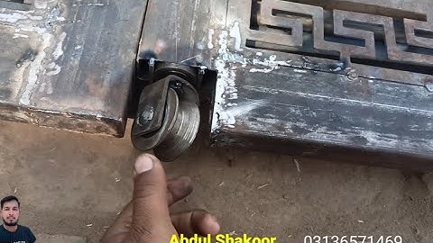 how to install foldable gate wheels | sliding gate wheel | sliding gate wheel installation | sliding
