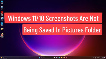 Windows 11/10 Screenshots Are Not Being Saved In Pictures Folder
