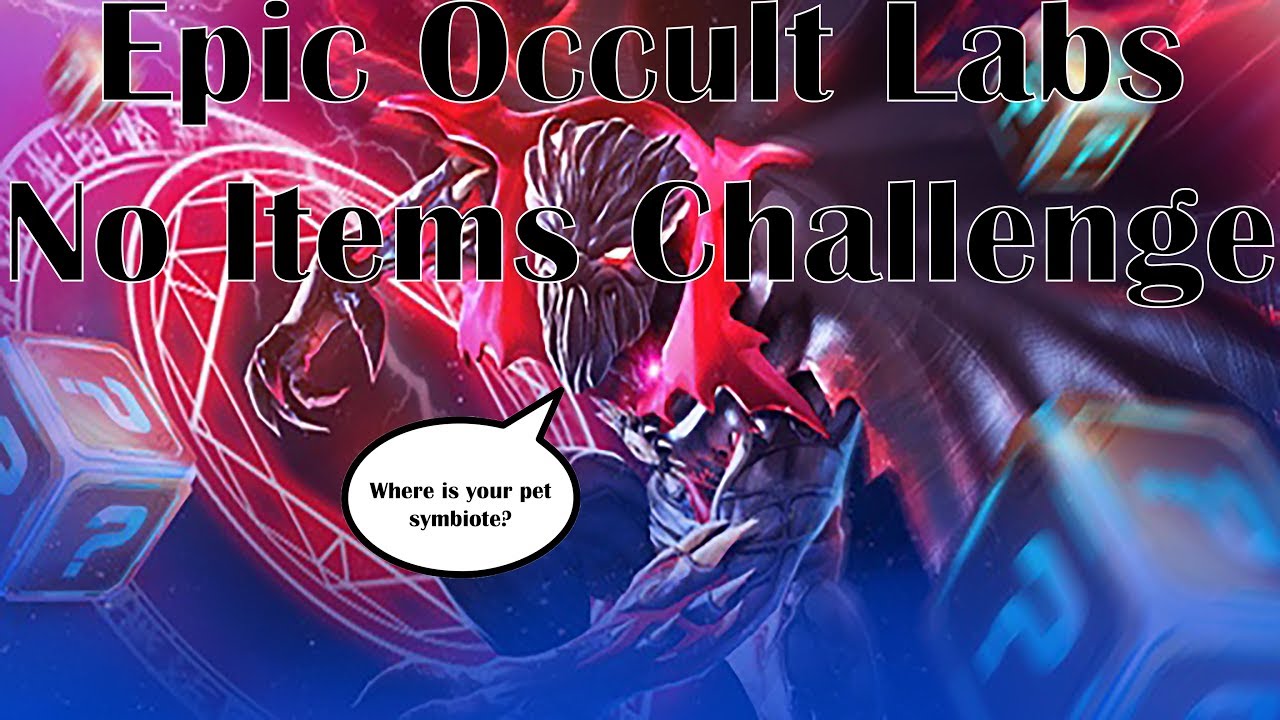 Epic Occult Labs No Items Challenge