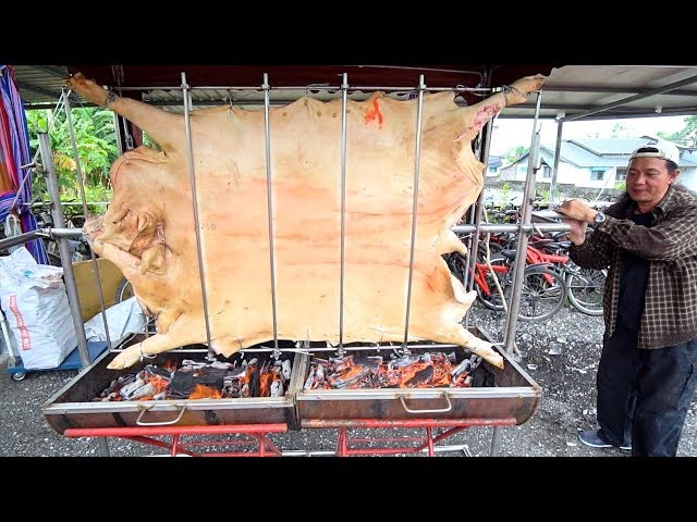 TAIWANESE BBQ - HUGE Aboriginal Pig Roast + STREET FOOD in Taiwan | Taiwanese Street Food in Hualien