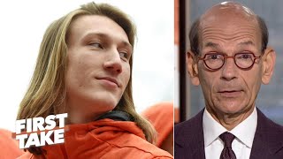 Clemson is burdened by the Trevor Lawrence hype - Paul Finebaum | First Take