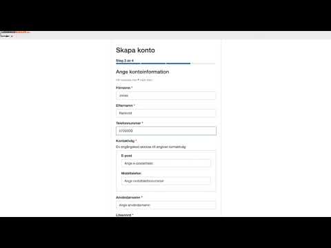 Skapa konto (privatpersoner) i Ledningskollen