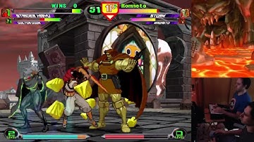 MvC2: SecretJanitor - Strider/Doom 4x Orbs 90% Sequence (1 Player Mode for 20 sec) .:5.1.25:.