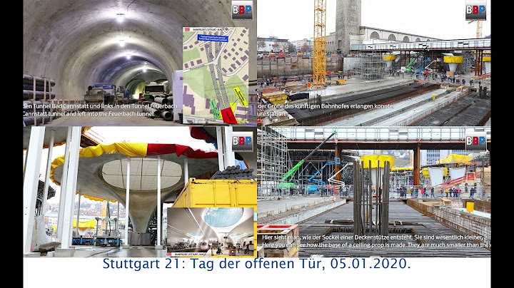 Stuttgart 21: Tage der offenen Tür / open Days, Stuttgart Hauptbahnhof,  05.01.2020.